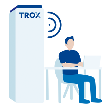 TROX Air purifier - Quiet operation